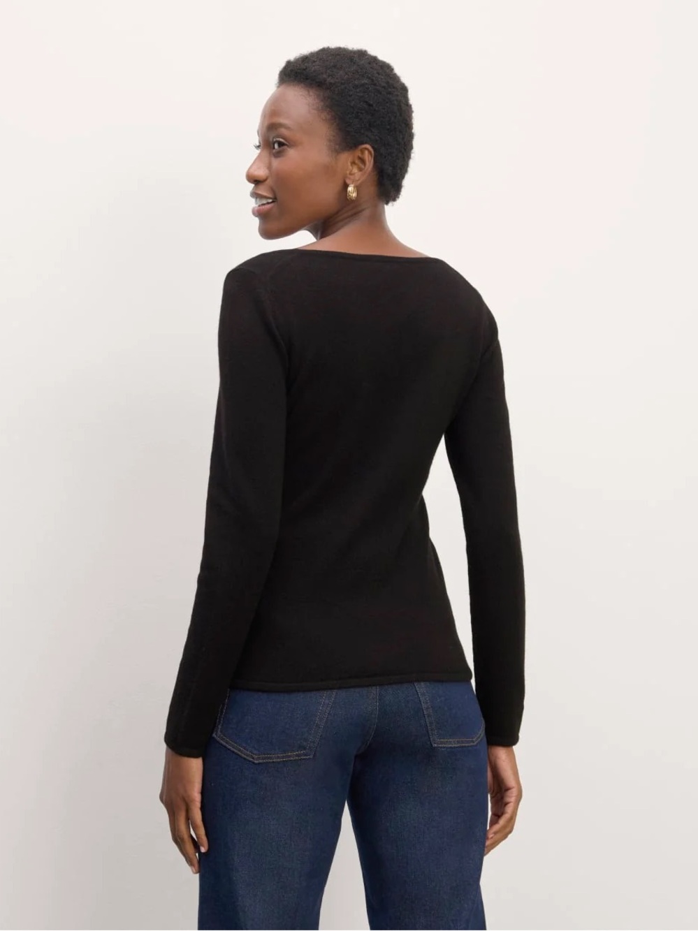 Everlane The Square Neck Sweater in Cashmere Size: S, NWT - Picture 2 of 11